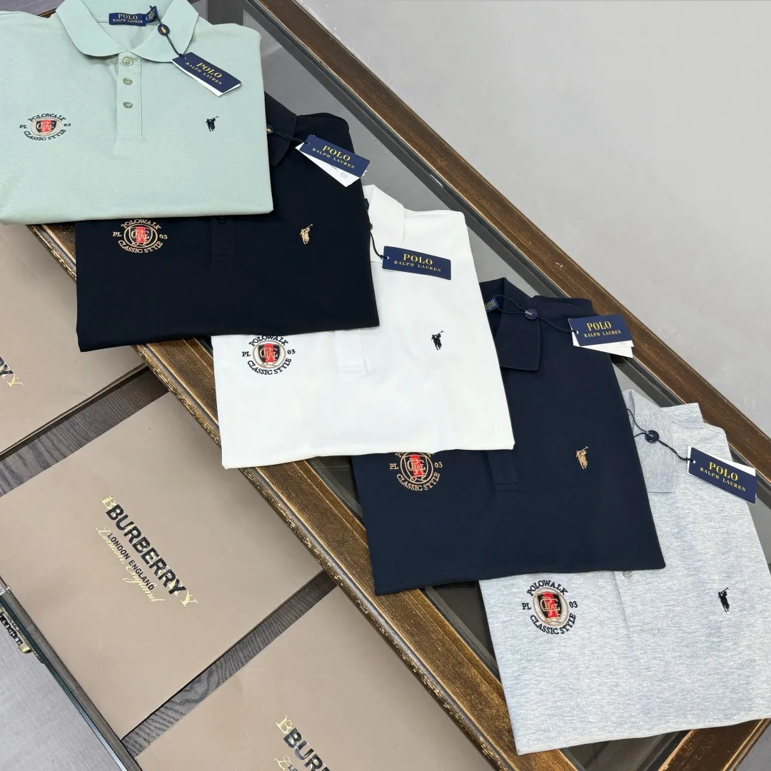C🌟Polo Ralph Lauren/ 2026 New Arrival polo ～ ✅ Same Style～ ， ！ ， ！ ！ ， ， ， ， 👍 ：Black White Gray Royal Blue Green Size：M L XL XXL 3XL（ ！）